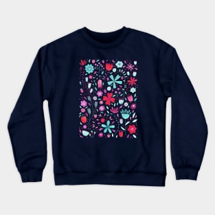 English Meadow Flowers Crewneck Sweatshirt